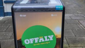Bin with very clever feature installed in Offaly town