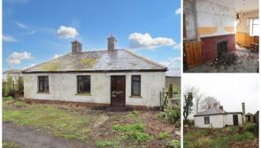 PROPERTY: Two-bedroom fixer-upper cottage on large site in Offaly on sale for under €70k