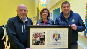 Offaly's Shane Lowry donates signed Ryder Cup flag to former school