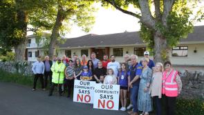 Packed meeting says 'No' to using former nursing home near Offaly border for asylum seekers