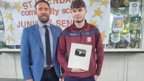 Offaly student gets big award after hitting  huge number of YouTube subscribers 