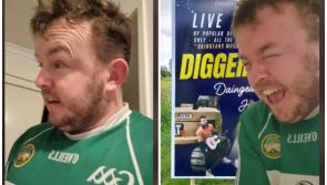 WATCH: Offaly Digger Dad 'near dead laughing' over poster for hometown show