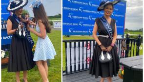 Best dressed winner at Kilbeggan bought stunning designer dress in charity shop and hat in Offaly
