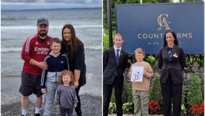 Nine year-old Tyler pays special visit to Offaly hotel as part of nationwide travel mission