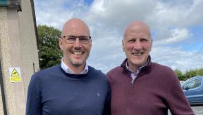 Former great full backs meet up in Offaly