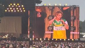 WATCH: Brilliant moment as top act at Electric Picnic proudly dons his Offaly jersey