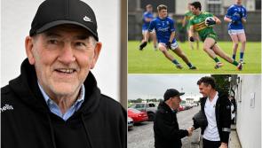 PICTURES: Great excitement as new Offaly co-manager Mickey Harte watches Rhode v Tullamore