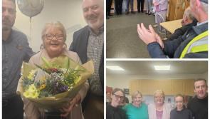 Surprise celebration for 50 years of service at Dunnes Stores in Tullamore