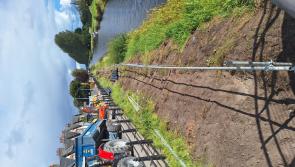 Work continues on Grand Canal Greenway in Offaly town centre