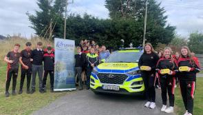 Roscrea students participate in Garda road safety campaign