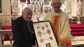 Offaly man presented with special medal by Bishop of Killaloe
