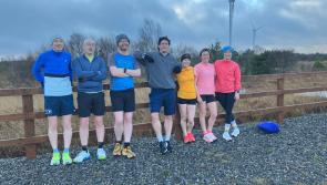 Large attendance at New Year's Day parkrun at popular Offaly venue
