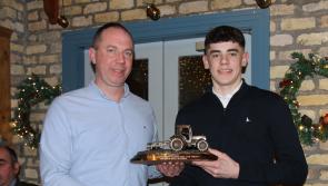 South Offaly Ploughing  presentation night honours their All Ireland Novice winner