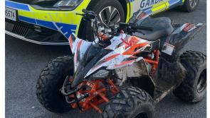 'Illegal and highly dangerous' - Gardaí seize quad bike from pair of 10-year-olds