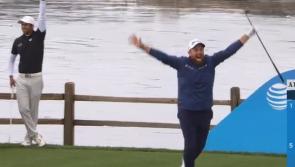 WATCH: Shane Lowry sinks hole in one on iconic hole at Pebble Beach on PGA Tour