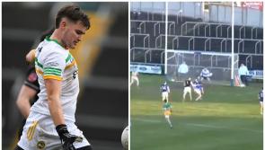 Offaly goalkeeper's cheeky comment after scoring stunning goal against Laois