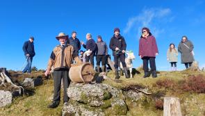 A pagan, goat-milking ceremony is held in the Slieve Blooms