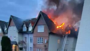 TERRIFYING: Two people hospitalised after fire rips through apartment block in Portarlington
