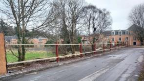 Stagnant water and drug use at former Portumna Hotel