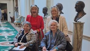 Midlands Nursing Home residents meet the Irish President in the Áras