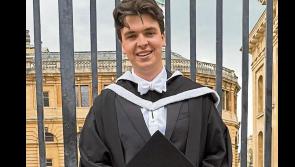 Offaly man graduates with first-class honours from prestigious English University