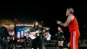 TikTok star Garron Noone overcomes on stage glitch thanks to Robbie Williams’ quick thinking
