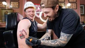 Gas Networks Tattoo Parlour at Ploughing Championships in Offaly  