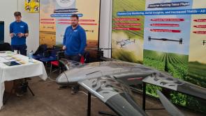 Ploughing exhibitor says drones will herd cattle from the air