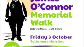 Community invited to the James O’Connor Memorial Walk in Tullamore Friday week