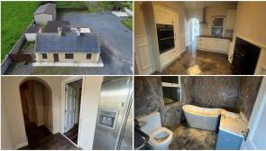 PICTURES - Inside the property in the Midlands with bar and gym sold by CAB for just &euro;79,000