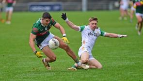 Offaly footballers lose out to Mayo in festive charity game
