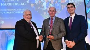 Tullamore Harriers contribution recognised with presentation of major Athletics Ireland award