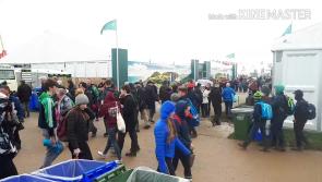 WATCH: 'Inside-out' umbrellas already as rain and wind arrives at Ploughing 2018