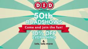 SALE: DID Electrical celebrating 50th birthday with massive Offaly sale this weekend!