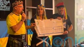 Scotland fans make £4,000 donation to Ukrainian children’s charity