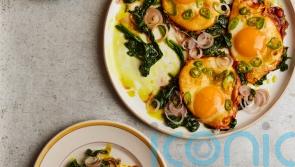 Ottolenghi Test Kitchen’s turmeric fried eggs with tamarind dressing recipe