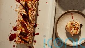 Ottolenghi Test Kitchen’s brown sugar meringue roulade with burnt honey apples recipe