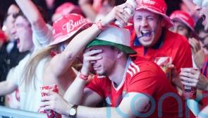 Jubilant England fans in party mode after cruising to Wales win at World Cup