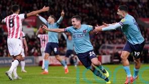 Burnley go clear at the top again after battling victory away to Stoke