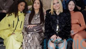 Jessica Alba and Avril Lavigne sit front row at Stella McCartney