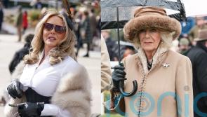 Carol Vorderman and Camilla among stylish celebs at Cheltenham Festival