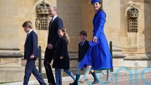 Kate wears classic blue for Easter Sunday service