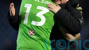 Coventry boss Mark Robins hails luck as goalkeeper Ben Wilson salvages point