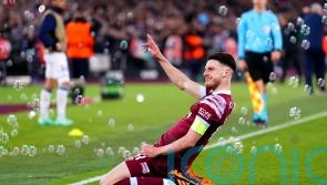 David Moyes hails Declan Rice’s ‘Roy of the Rovers’ goal in West Ham win