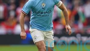 Ilkay Gundogan holds his hands up after penalty miss in City’s win over Leeds