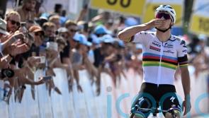 Remco Evenepoel pays tribute to Gino Mader during Tour de Suisse stage win