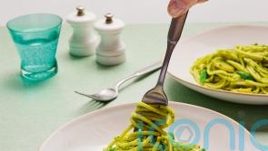Pinch of Nom’s pesto green bean spaghetti recipe