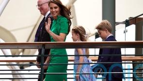Princess Charlotte arrives for first Wimbledon visit to see men’s singles final