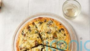 Hermine Dossou’s spinach and mushroom quiche