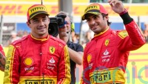 Ferrari’s Carlos Sainz delights Italian crowd by taking pole position in Monza